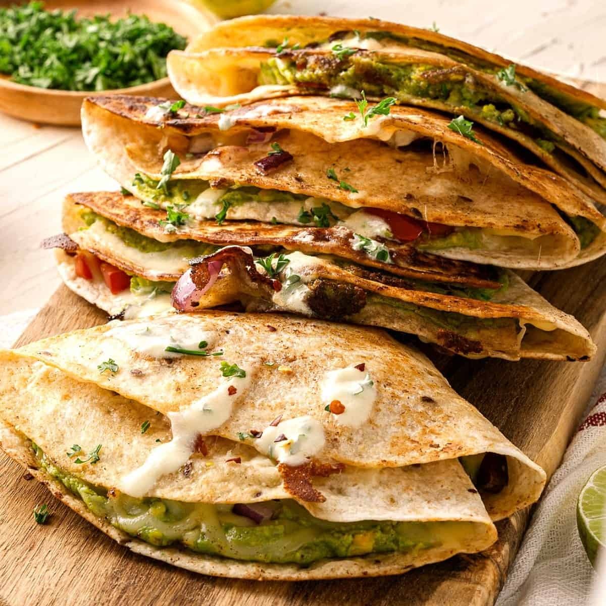 Vejetaryen Quesadilla