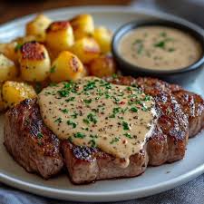 Sarımsak Soslu Steak